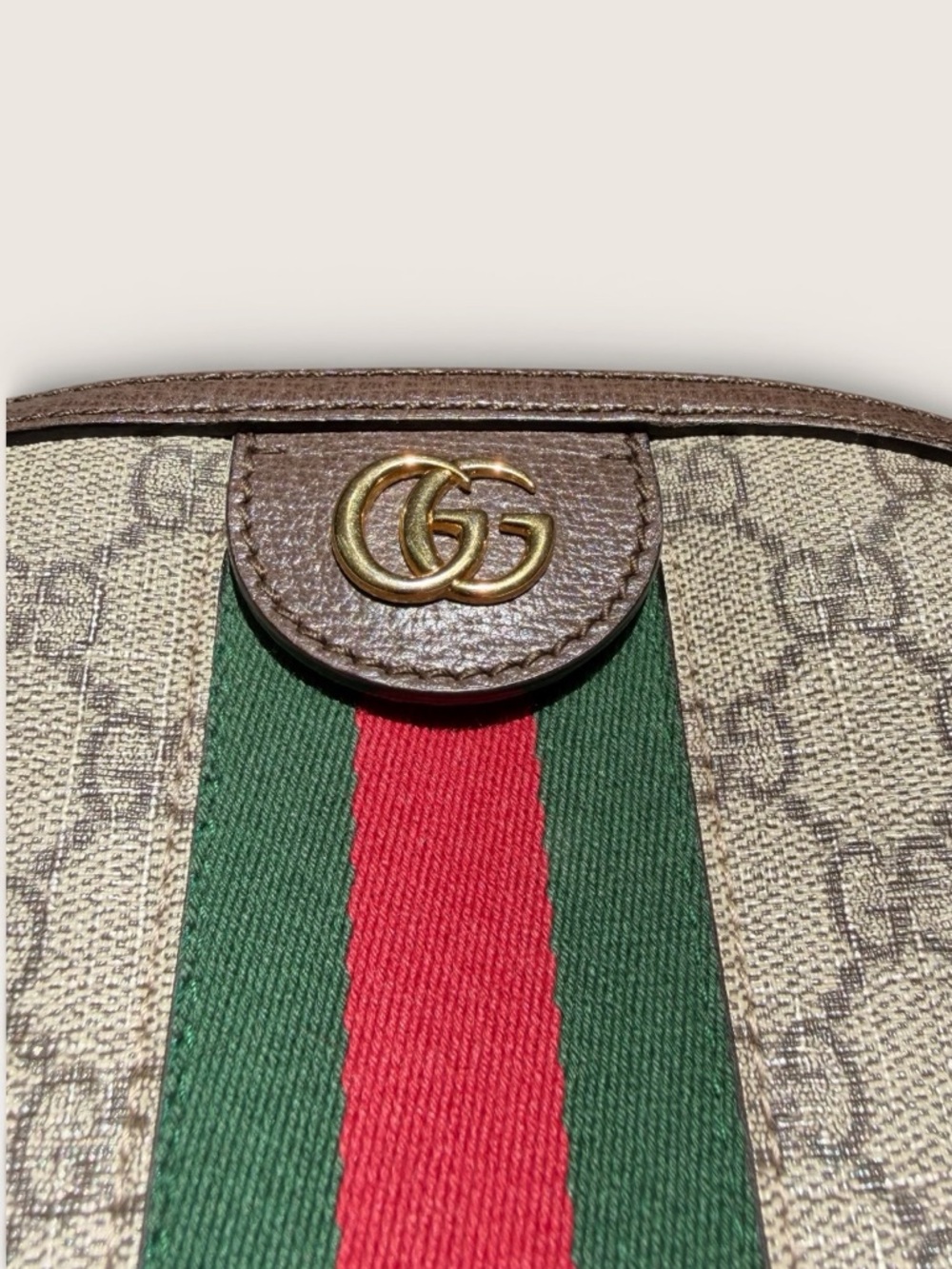 Gucci GG Supreme Canvas Crossbody Bag Web Stripe Ophidia Small Done - Picture 4 of 16